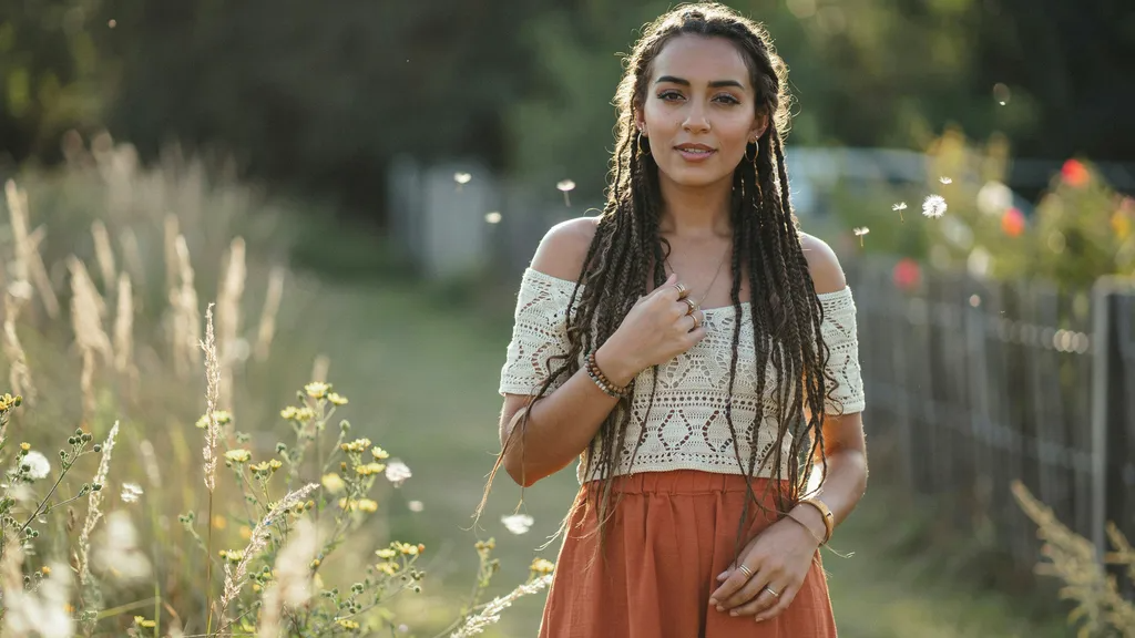 Boho Knotless Braids
