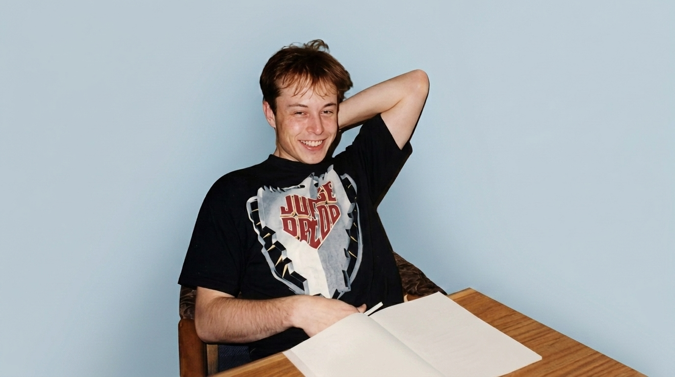 Early 1990s: Full Hair During College Years