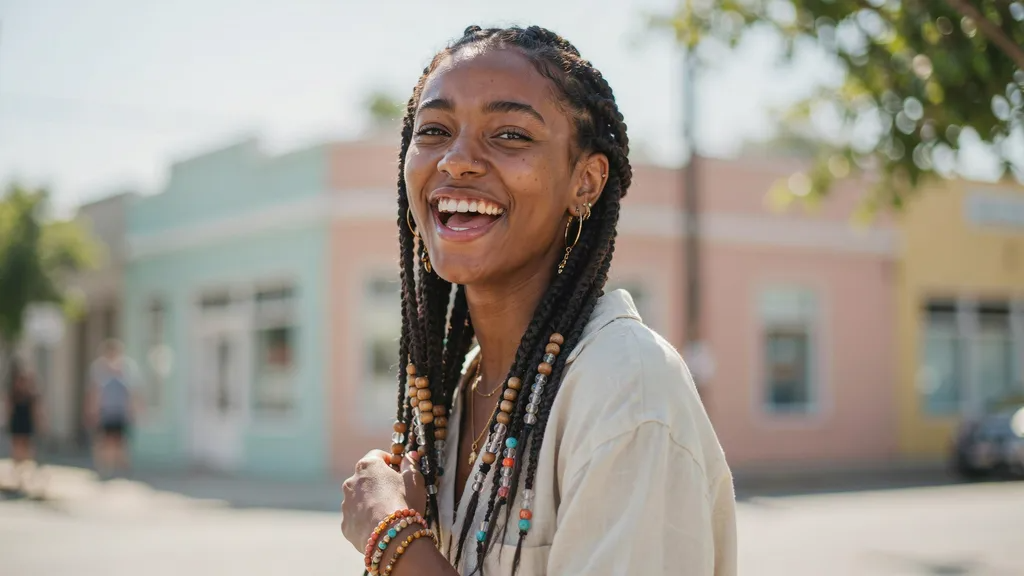 Knotless Braids With Beads