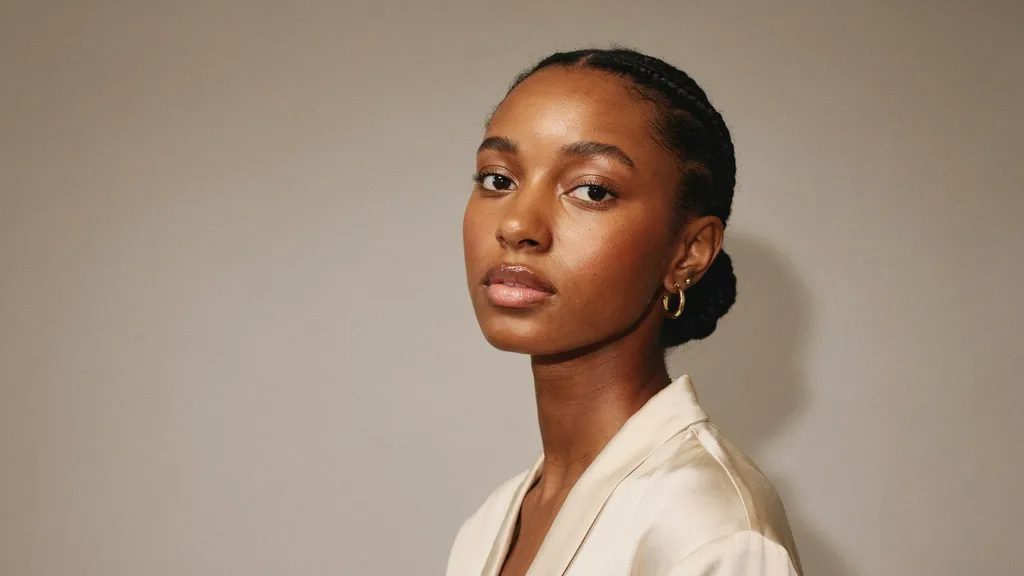 Low Bun Knotless Braids