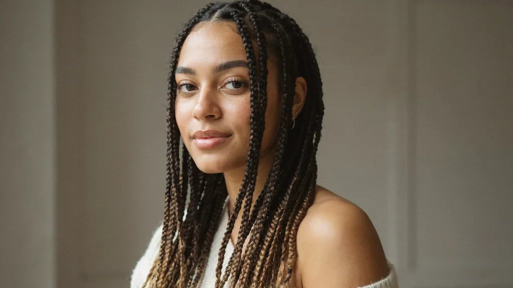 Peekaboo Knotless Braids