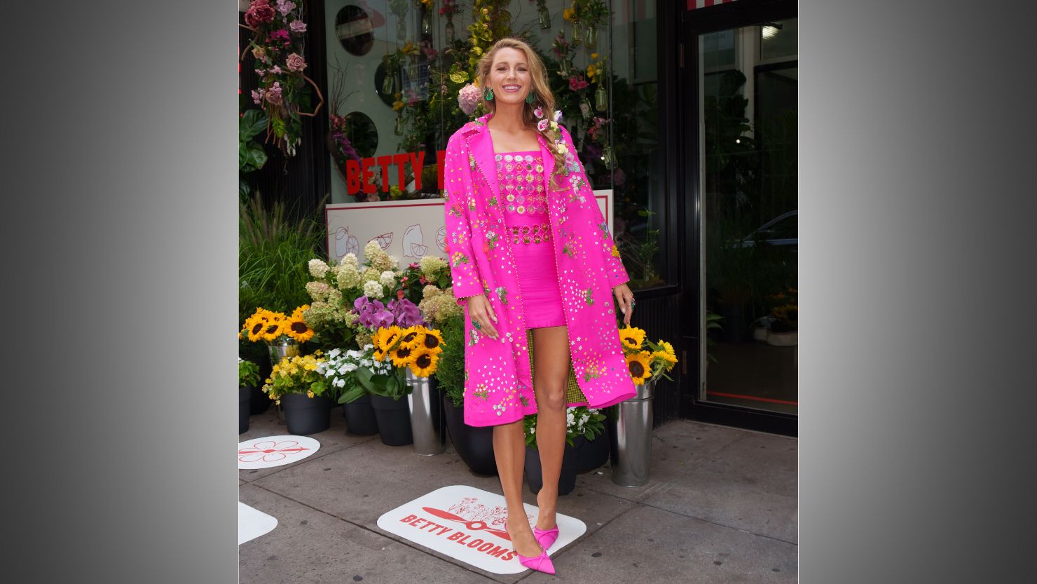 The Iconic Pink Floral Maxi Dress