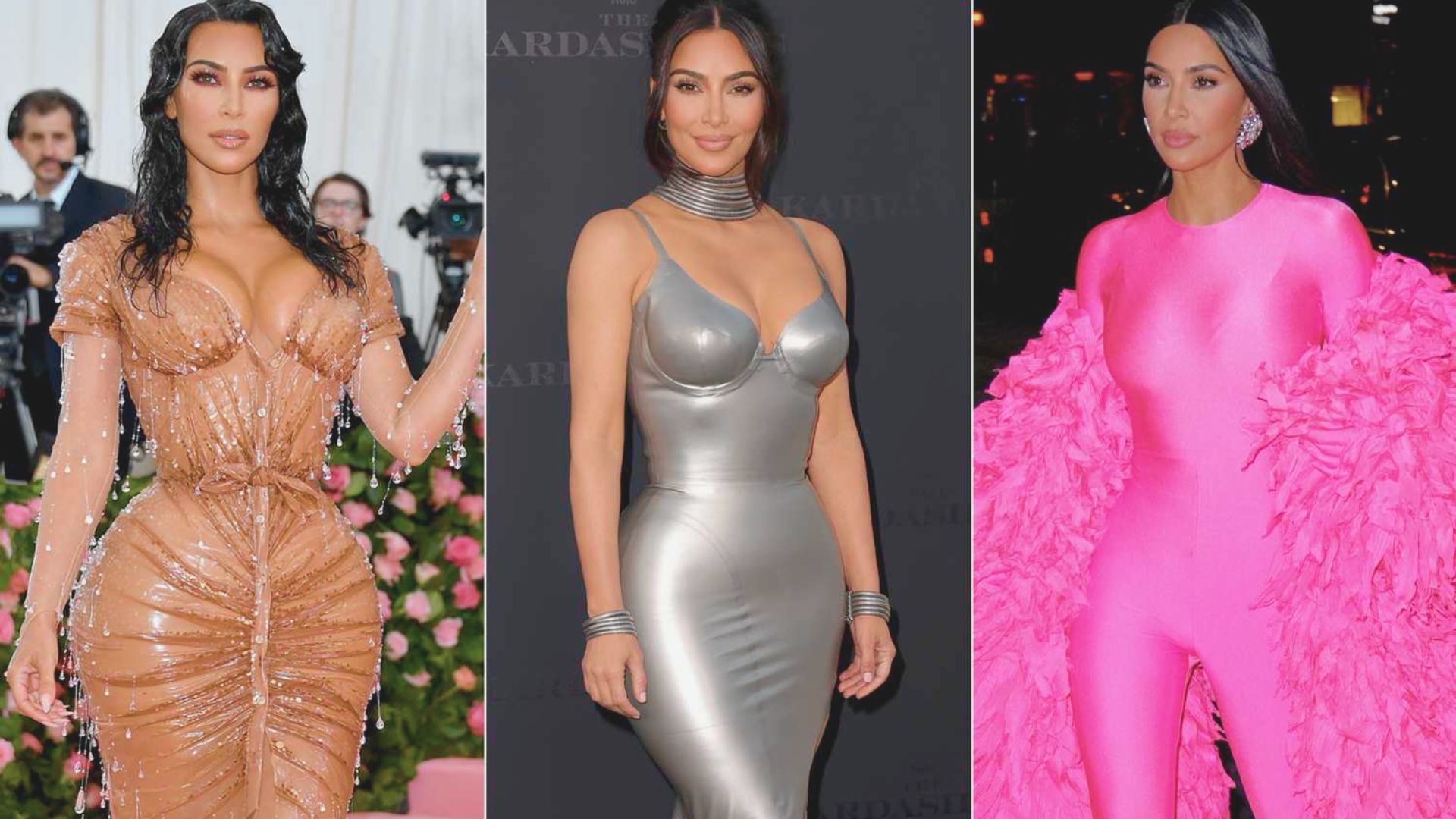 Kim Kardashian's Signature Champagne Style