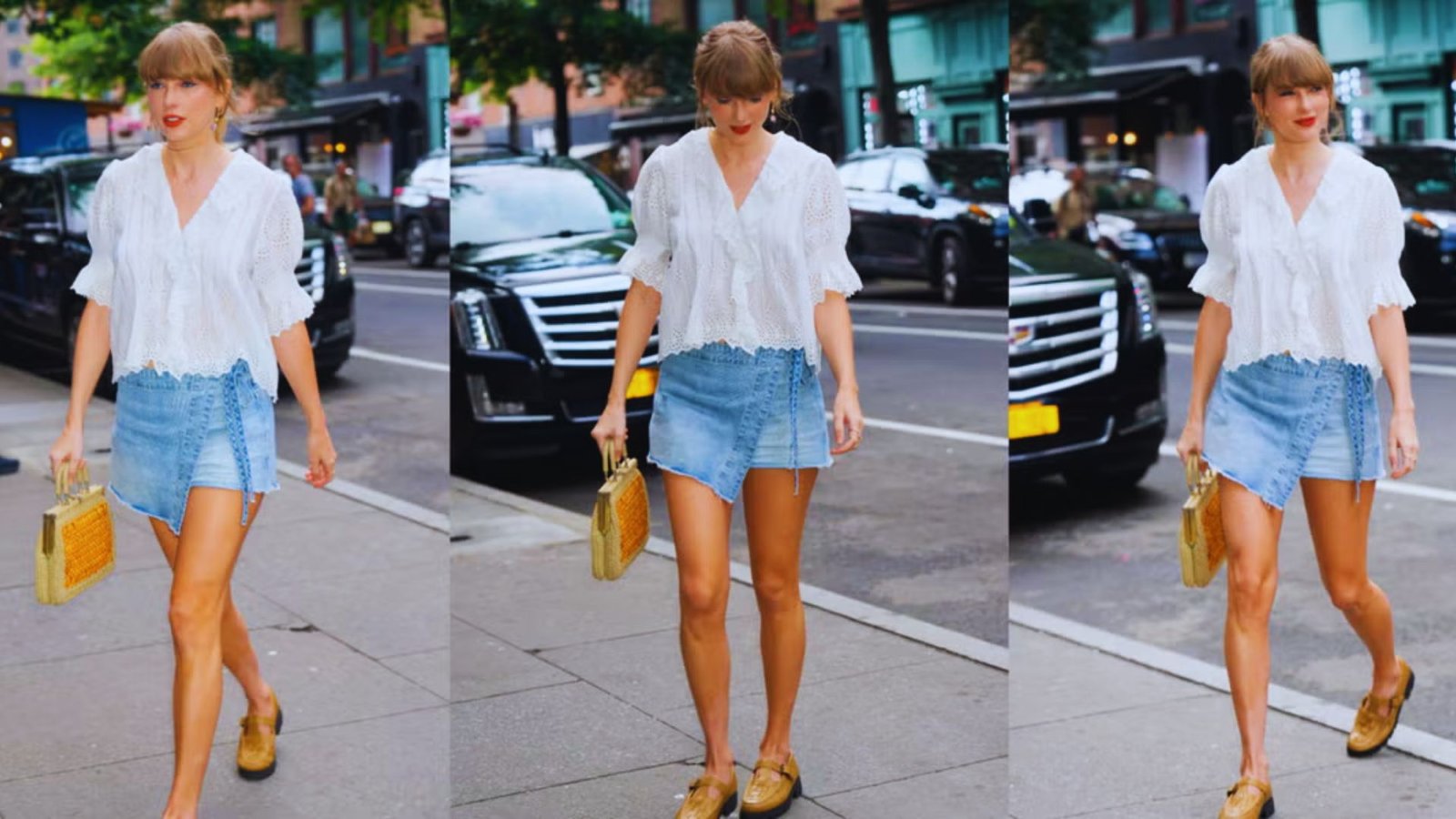 Mixed Denim with a Grunge Twist