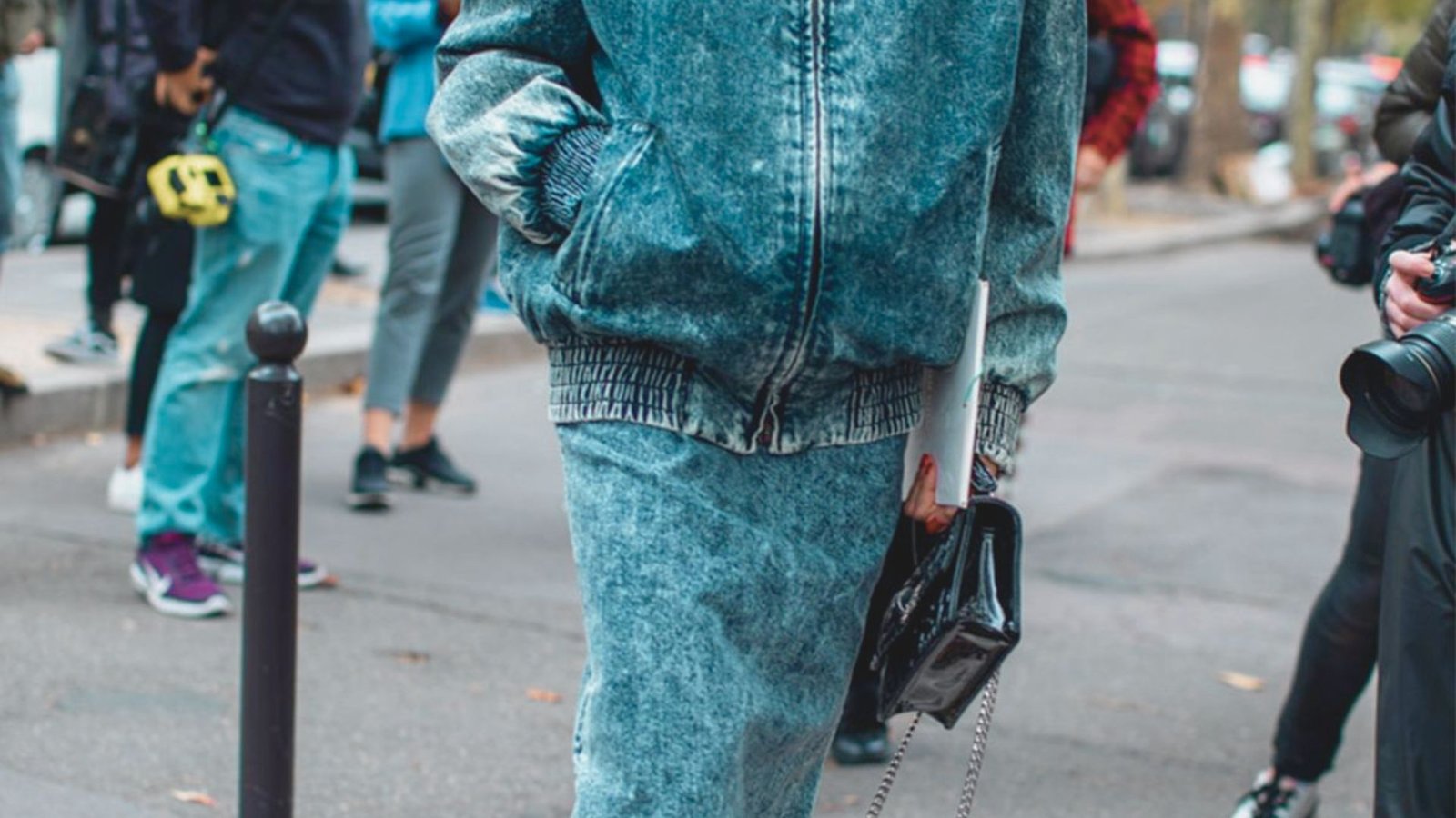 Layer Denim and Acid-Wash Pieces