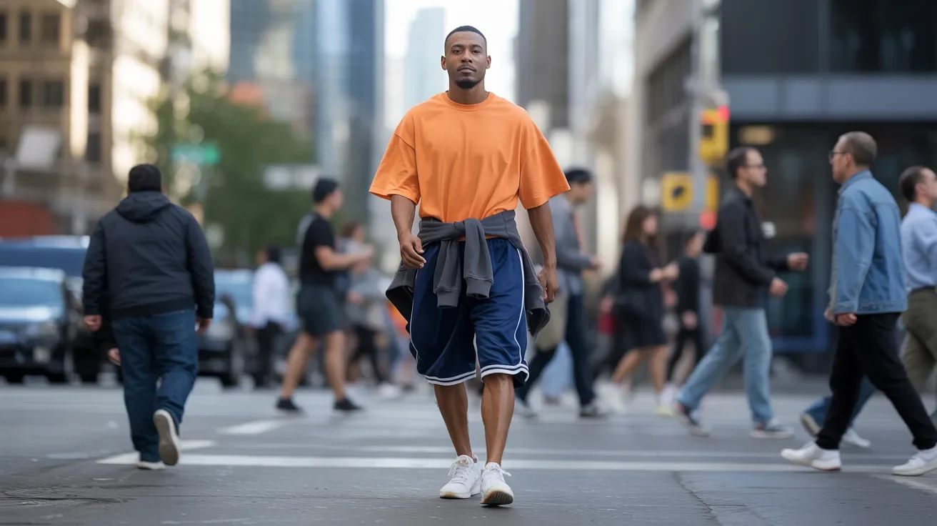 Oversized Basketball Shorts and Tees