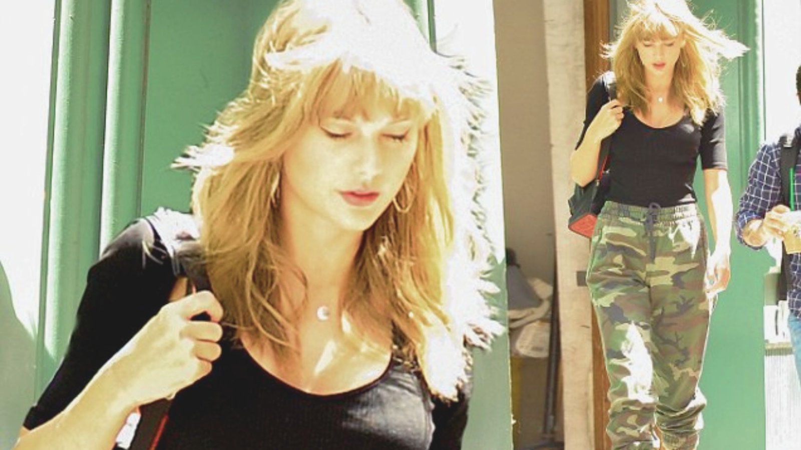 Camo Joggers and Graphic Tee Look