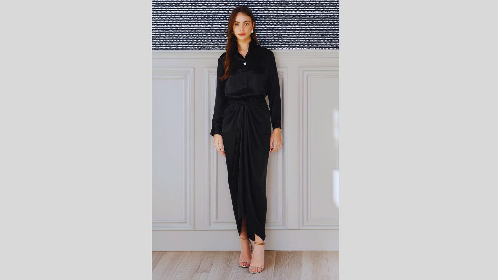 Raina Co-ord Set Black