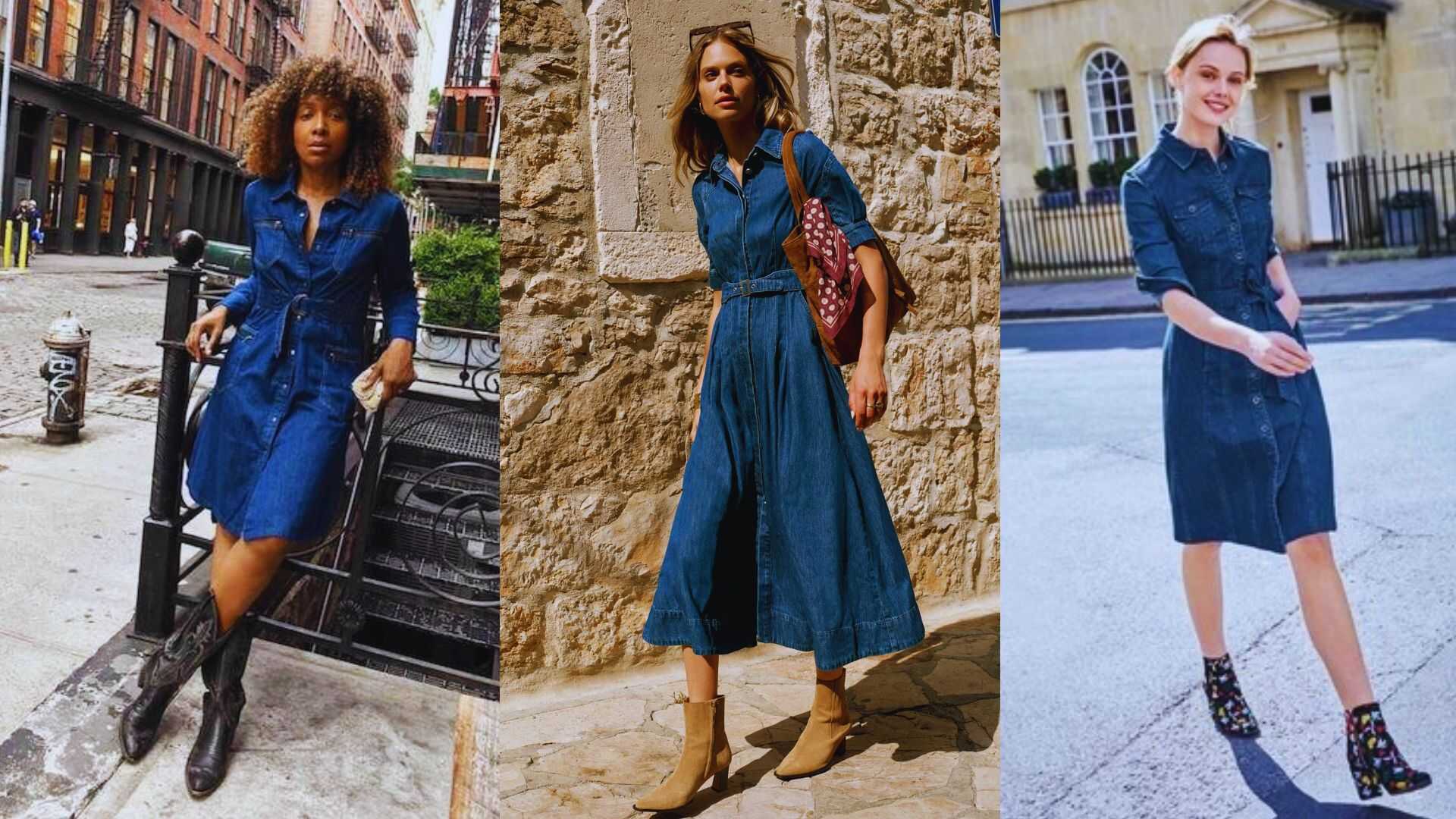 Denim on Denim with Cowboy Boots