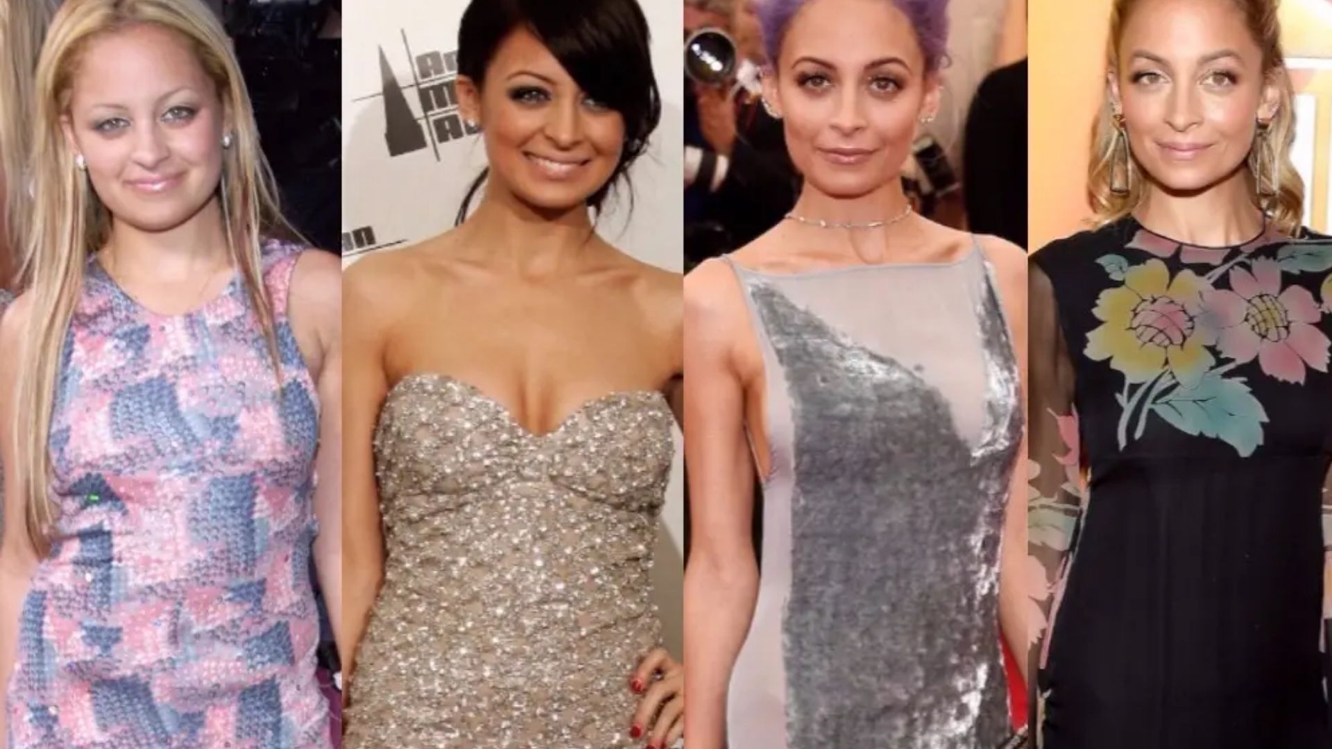 Nicole Richie, Jennifer Lopez, and Jessica Alba showcase diverse styles in a feature on Richie's fashion evolution.