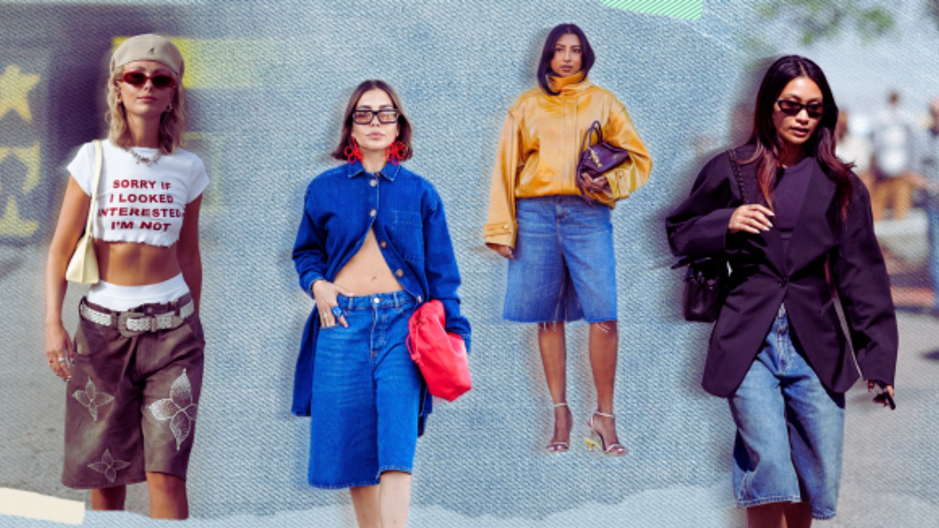 1. Jorts, Mini Skirts, and High-Waisted Shorts