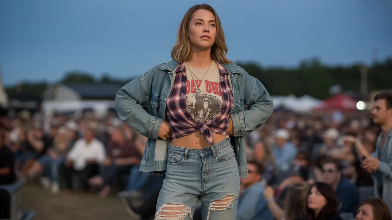 3. Western Grunge Vibes
