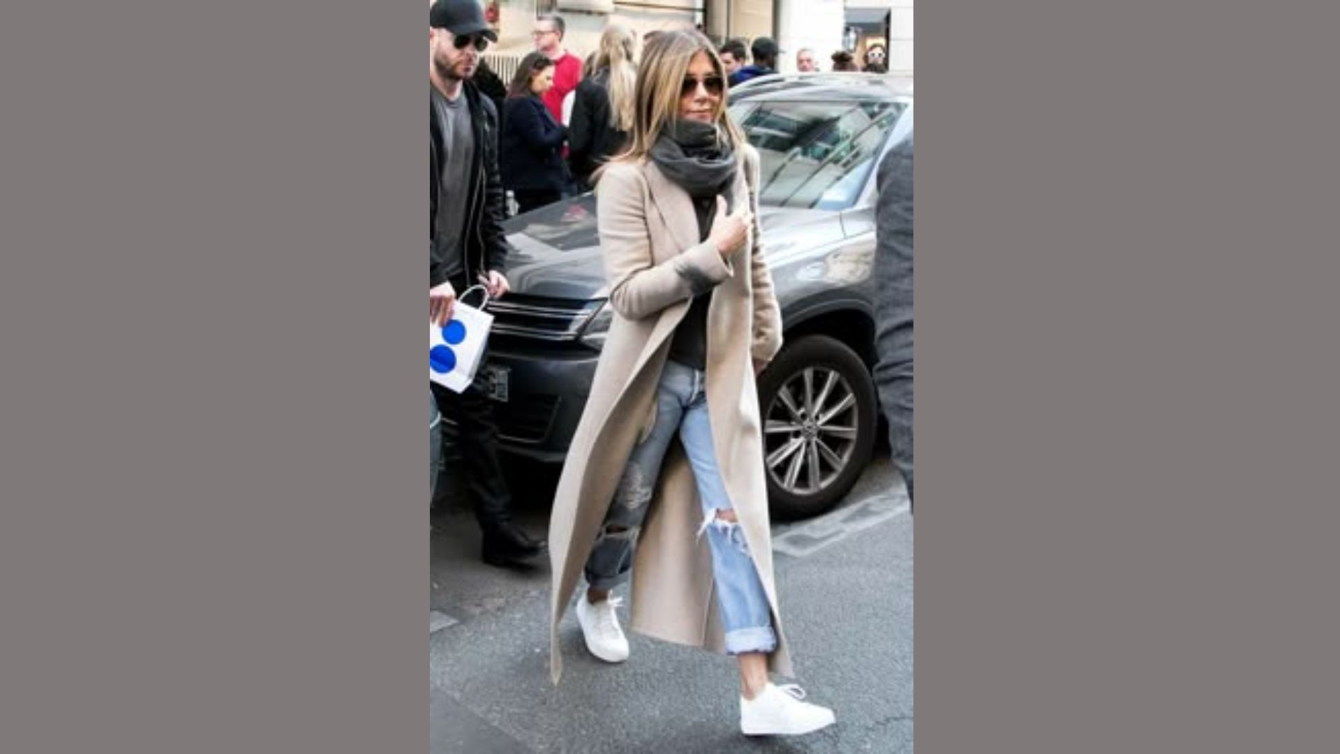 Beige Trench Coat Street Style Moment