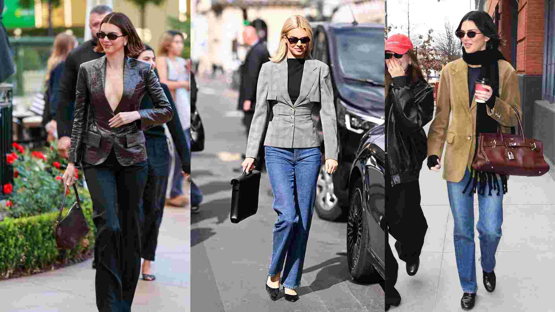 Four images of women showcasing diverse outfits, highlighting various styles and fashion choices.