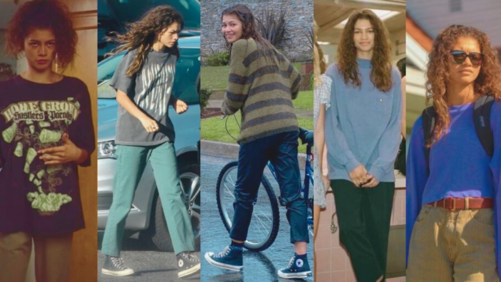 A collage featuring diverse women in various outfits, showcasing different styles and cultural backgrounds.
