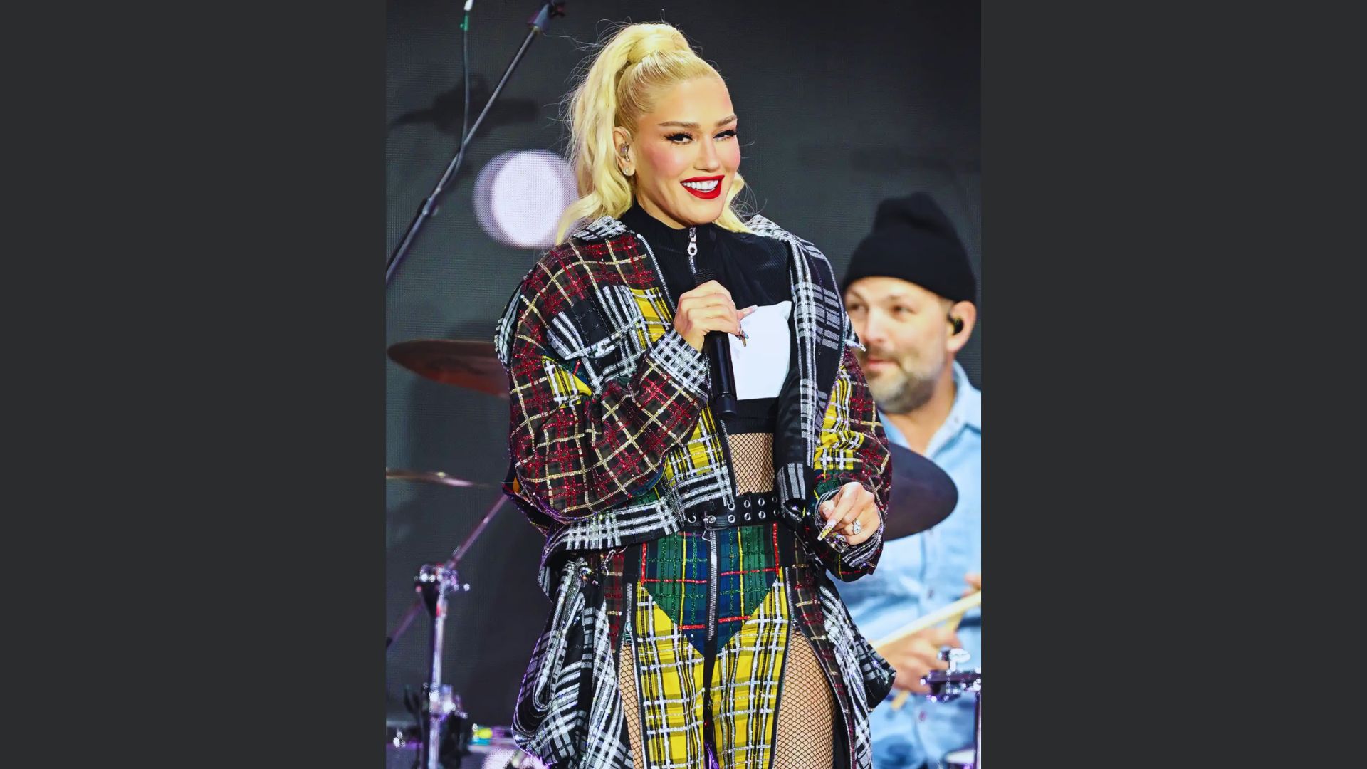 Gwen Stefani performs on stage at the Pepsi Max Music Festival in Las Vegas, June 1, 2018, at Caesars Palace Colosseum.