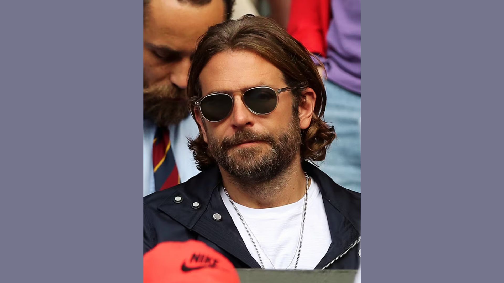 Bradley Cooper showcasing a stylish haircut with Long Layered Haircut.
