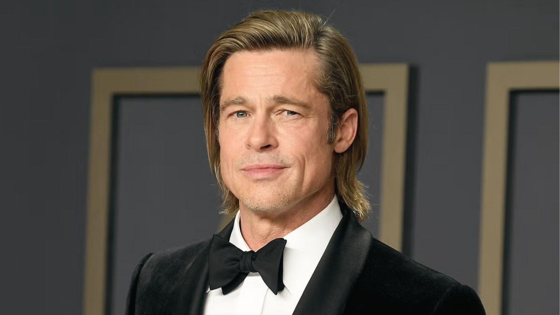 11 Brad Pitt Medium Length Hair Looks Through the Years - HiddlesFashion