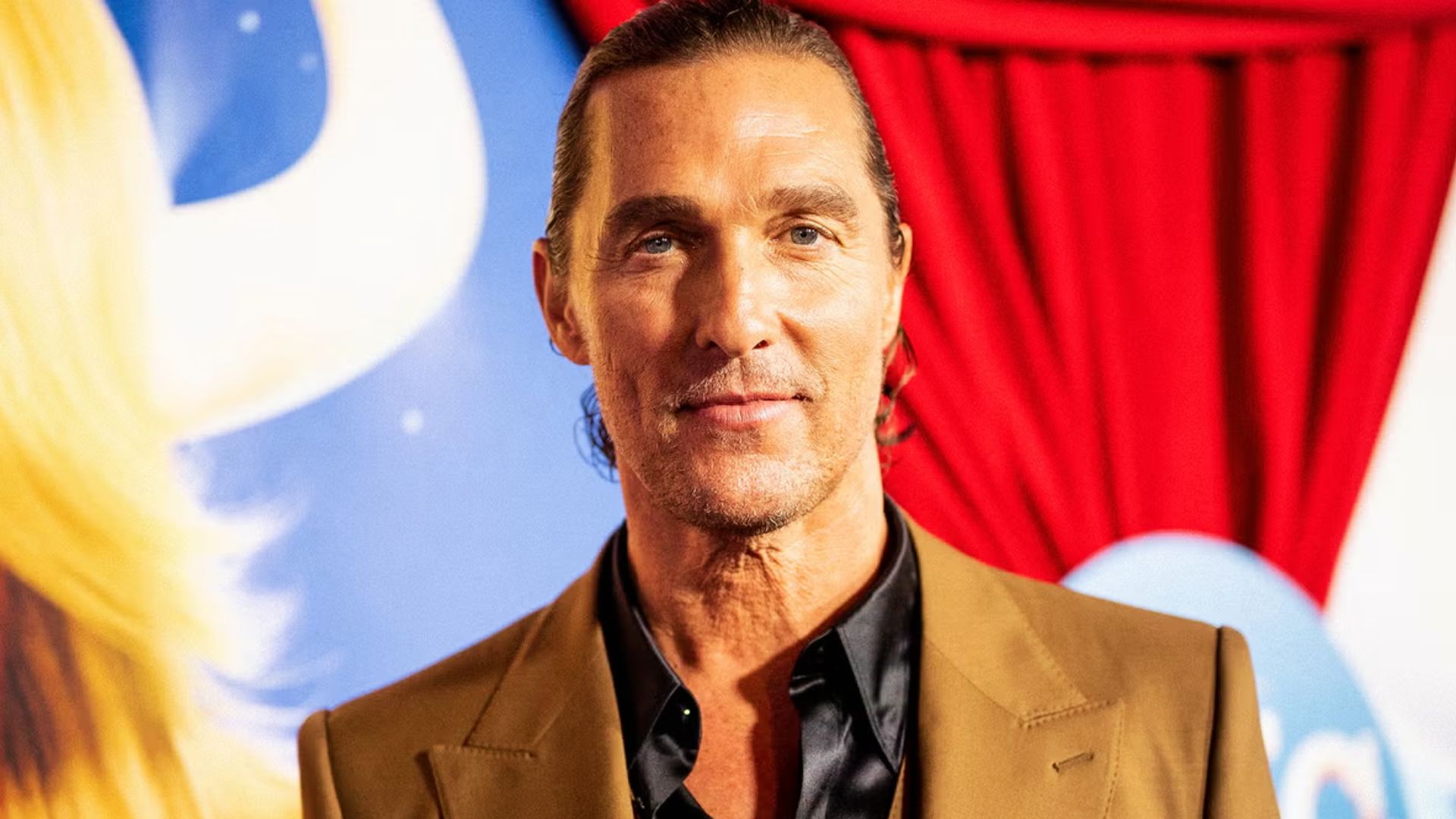Matthew McConaughey hair appearance suggesting possible non-surgical hair treatment results over time.