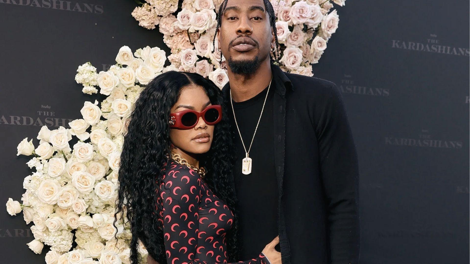 Teyana Taylor and Iman Shumpert together in an event.