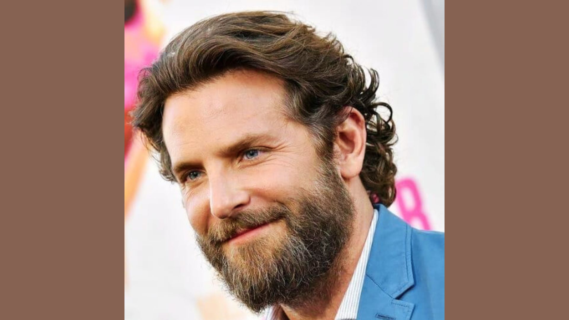 Bradley Cooper showcasing a stylish haircut with Textured Quiff Style.