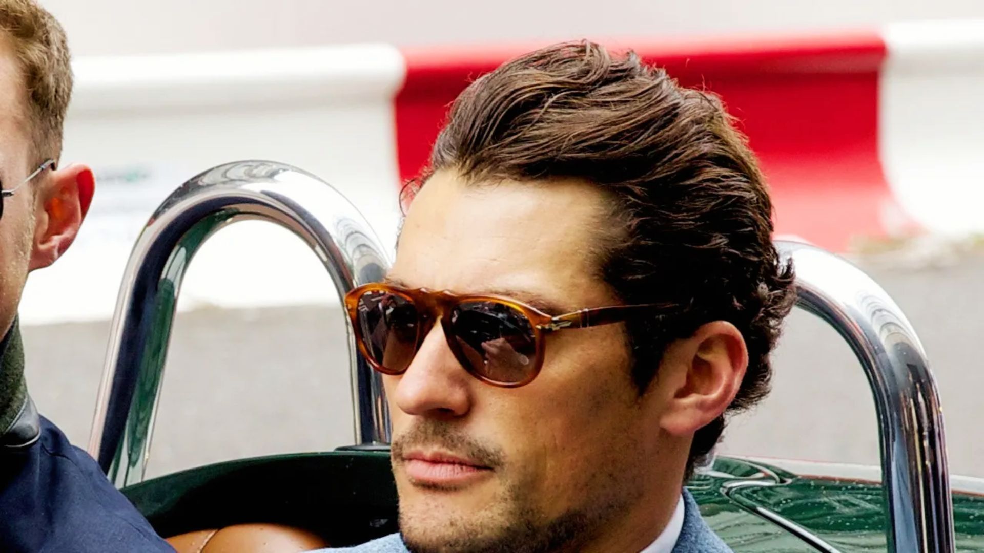 ALT TEXT: David Gandy Hairstyle “ Medium-Length Natural Flow ” for an Inspiration.