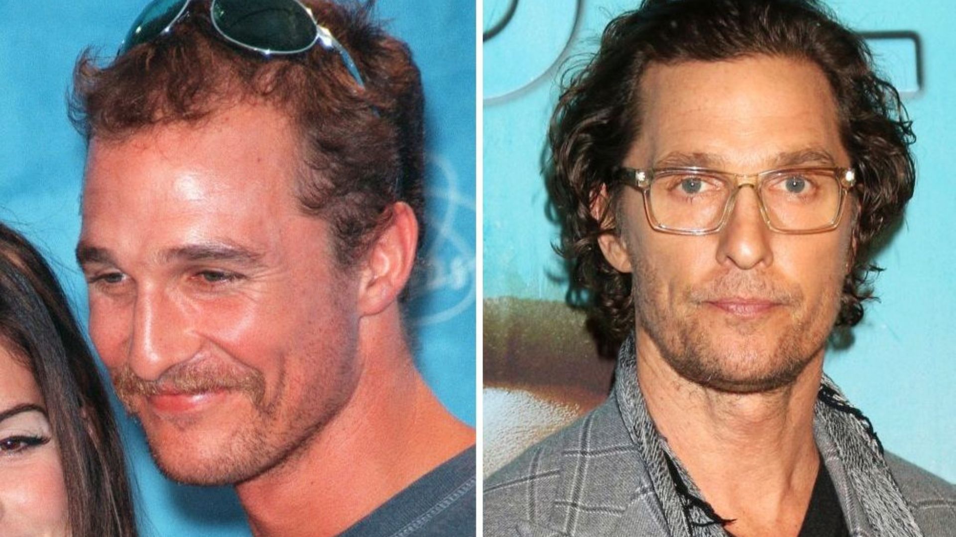 Matthew McConaughey hair appearance changes discussed under hair system theory.