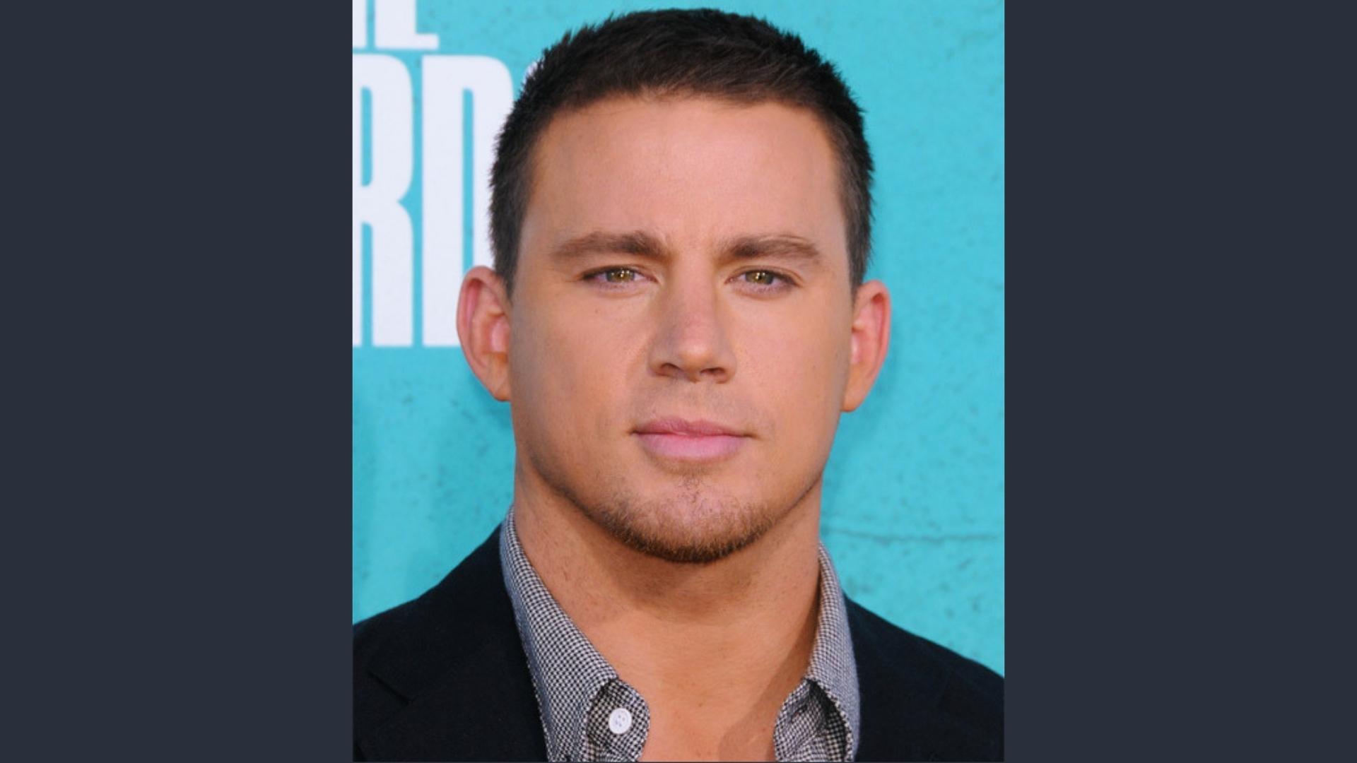 Channing Tatum rocks a burr cut with faded temples and light stubble, a rugged everyday buzz cut variation.