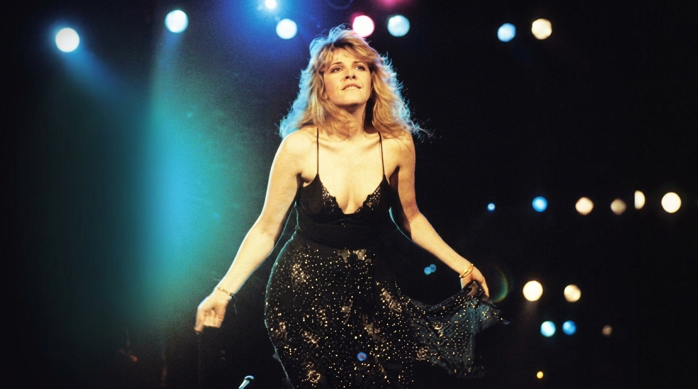Stevie’s bohemian look.