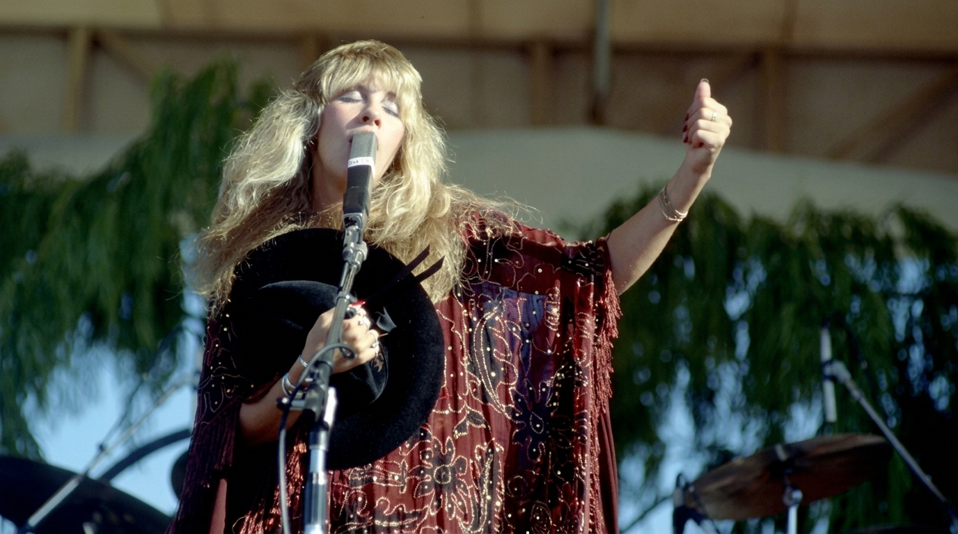 Stevie Nicks signature look.