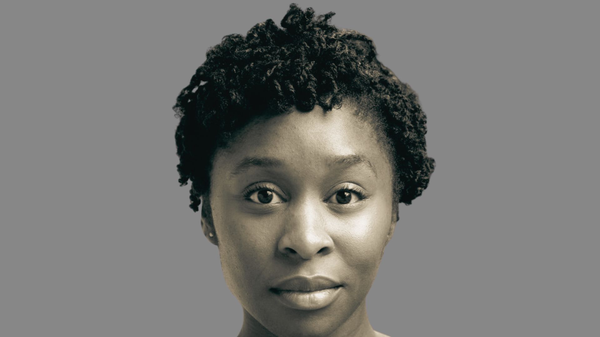 Cynthia Erivo with short natural twists in her young age.