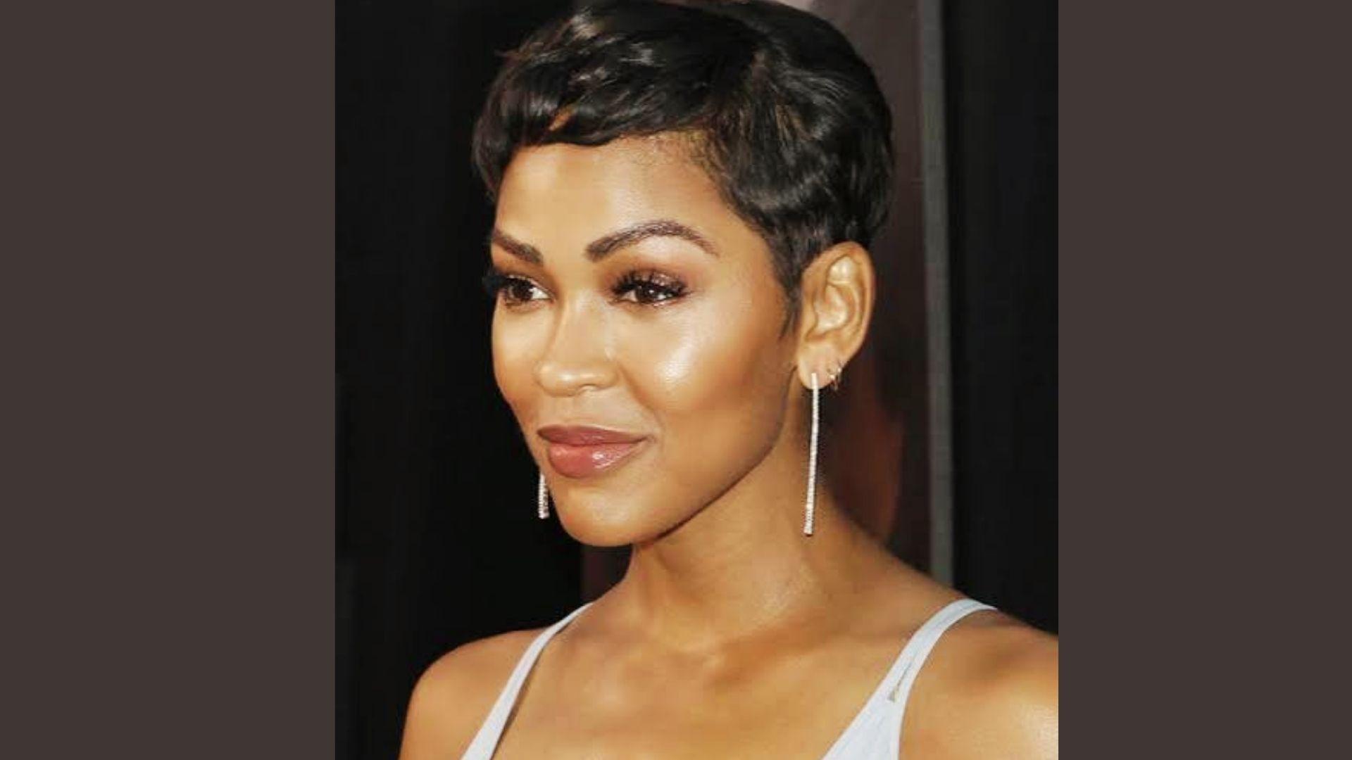 Sleek Pixie Cut is one of the best Meagan Good's Most Iconic Hairstyles