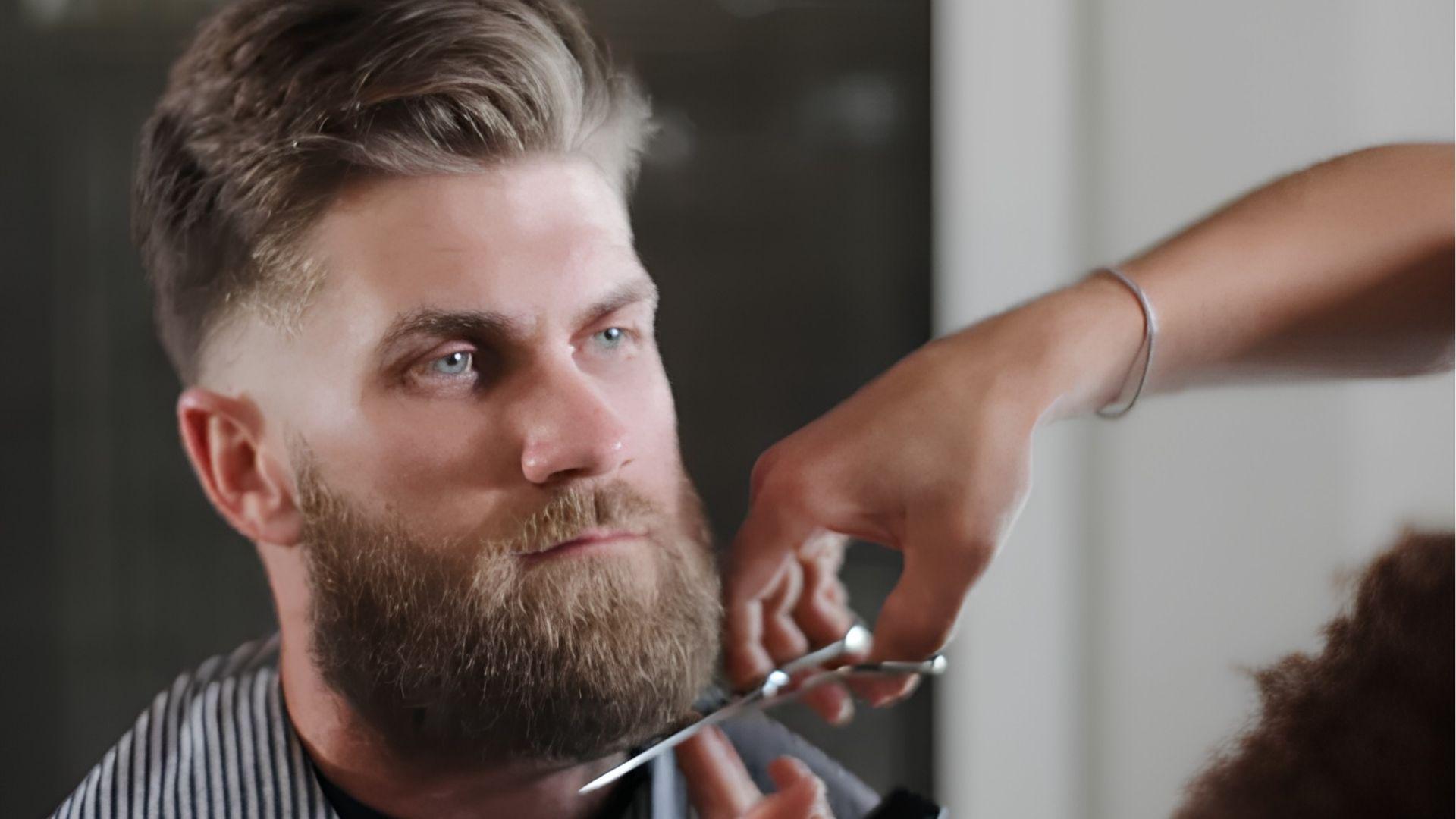 Maintaining a Bryce Harper haircut with regular trims and styling.