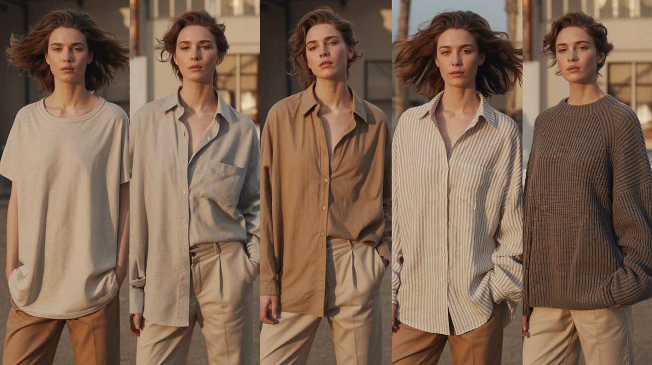 Flamboyant natural tops relaxed tees oversized shirts chunky knits raglan dolman sleeves effortless styling guide