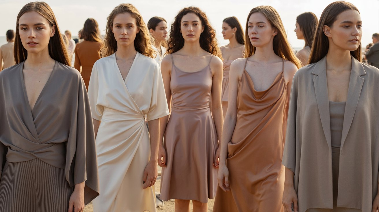Soft natural celebrities wrap dresses soft fabrics v neck scoop relaxed styling comparison tailored vs flowy
