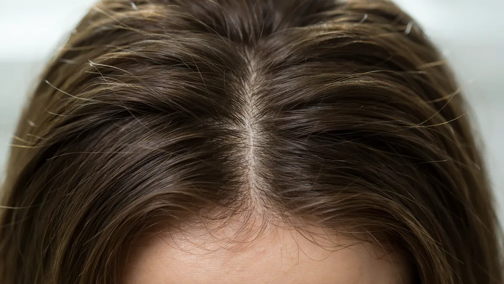 lifted crown area with soft teased roots creating natural volume while maintaining smooth texture and avoiding heavy tangles or knots.
