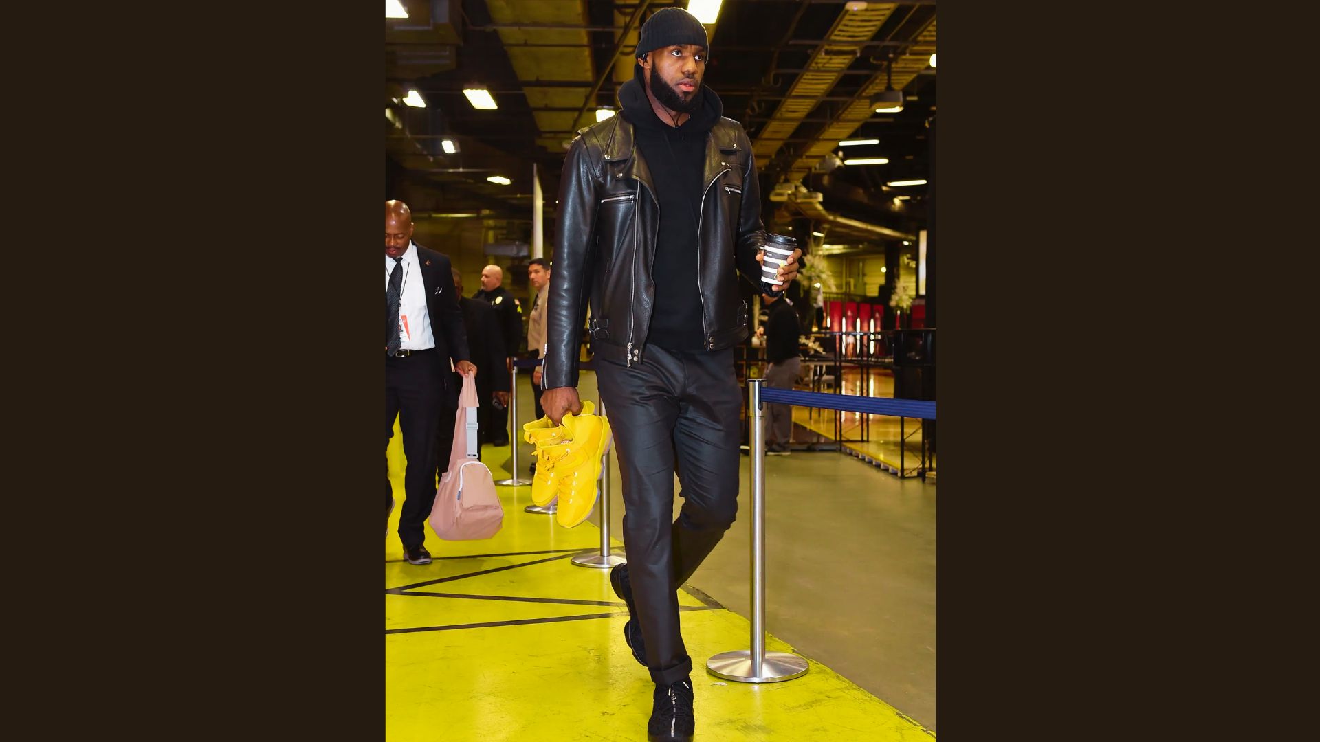LeBron James Designer Outerwear and Layered Winter