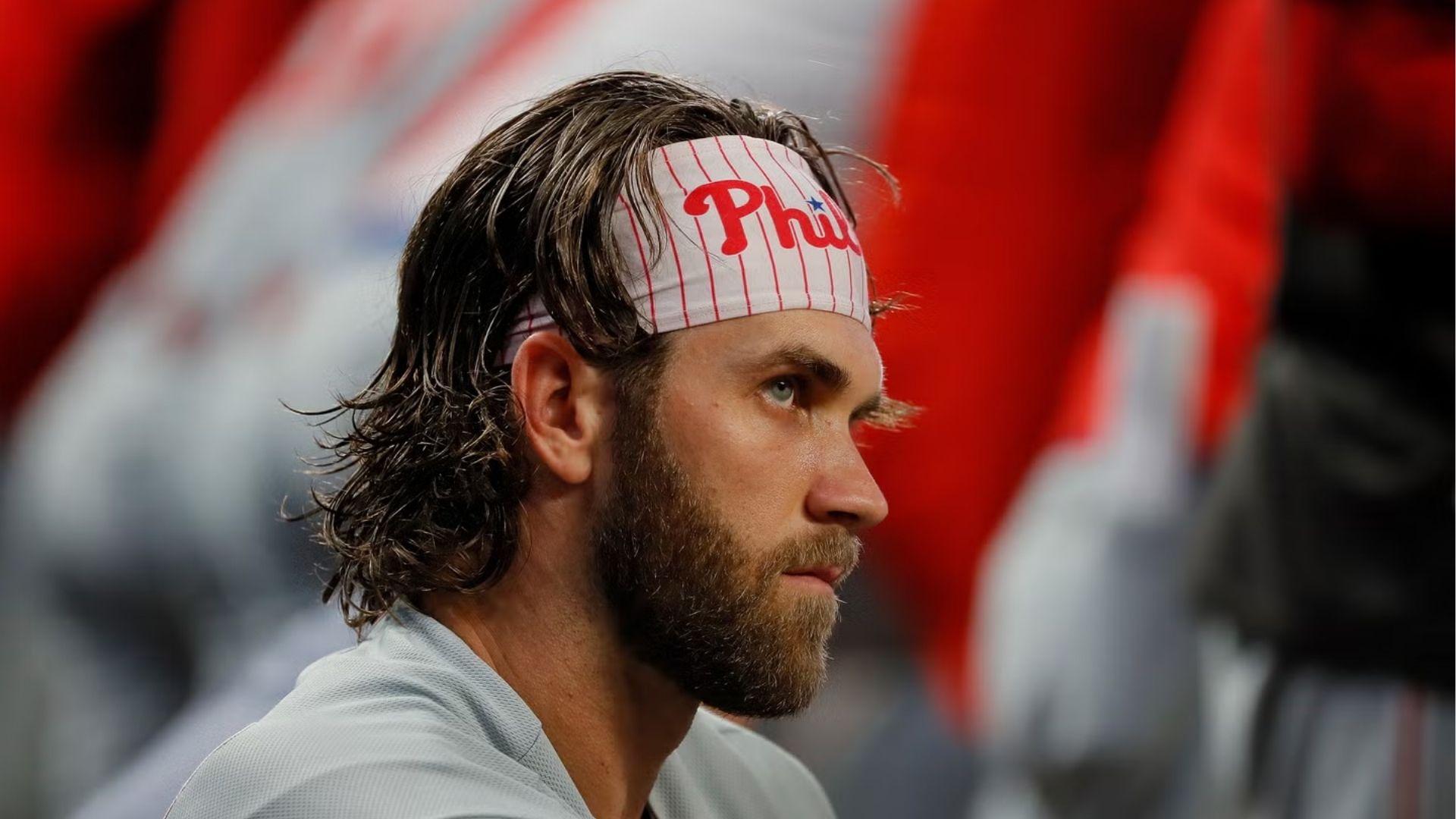 Bryce Harper long flow hairstyle inspiration.