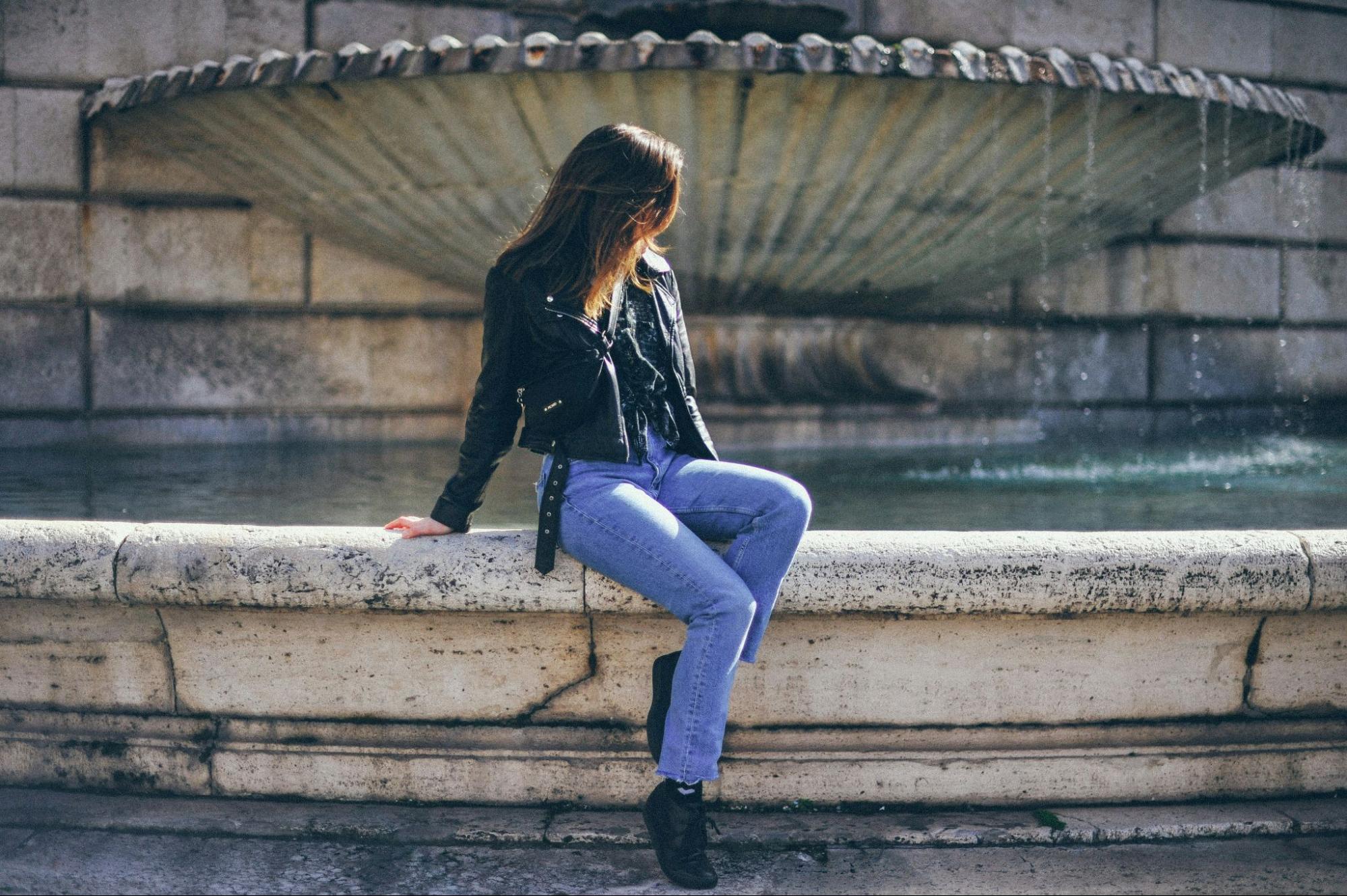 The classic pair – jacket and jeans